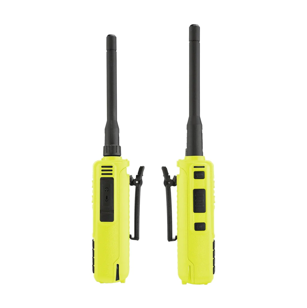 Rugged GMR2 GMRS and FRS Two Way Handheld Radio - High Visibility Safety Yellow
