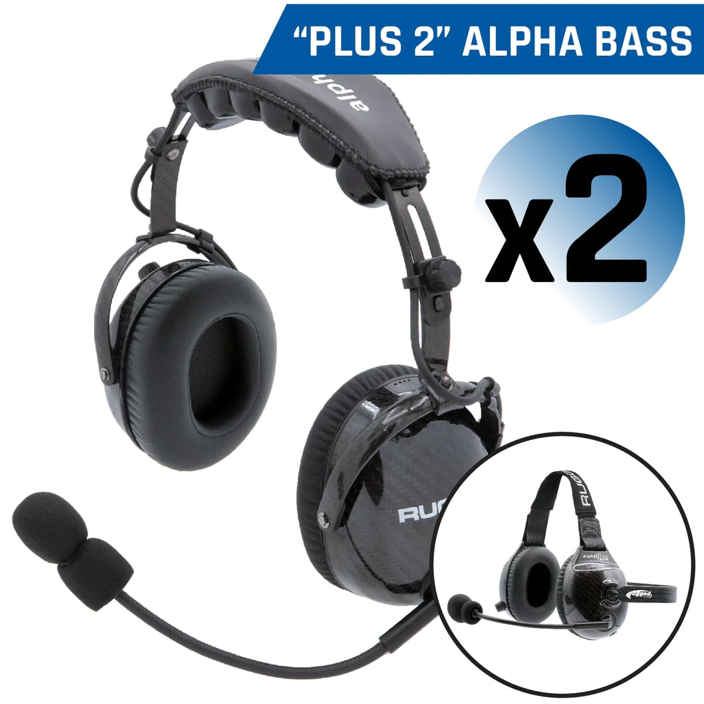 Expand to 4 Place with AlphaBass Carbon Fiber Headsets
