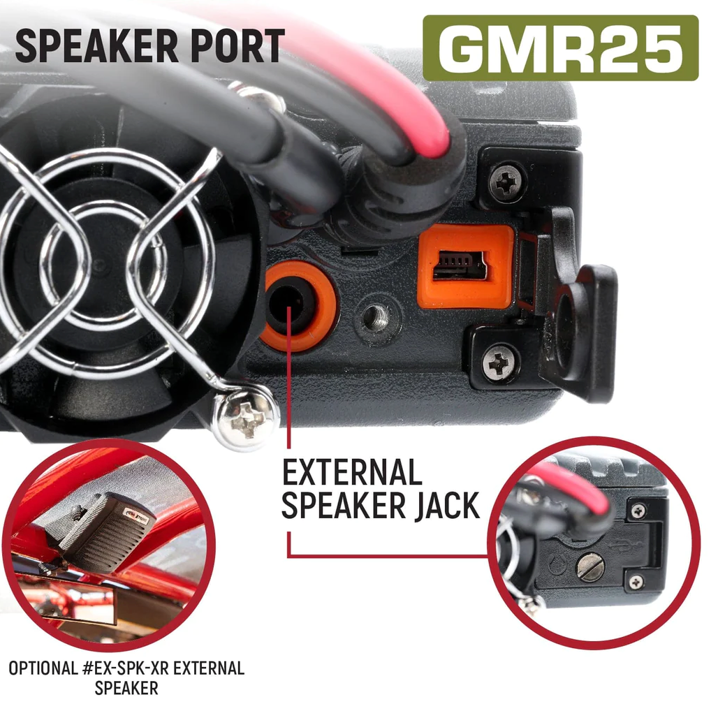 Radio Kit - GMR25 Waterproof GMRS Band Mobile Radio with Antenna