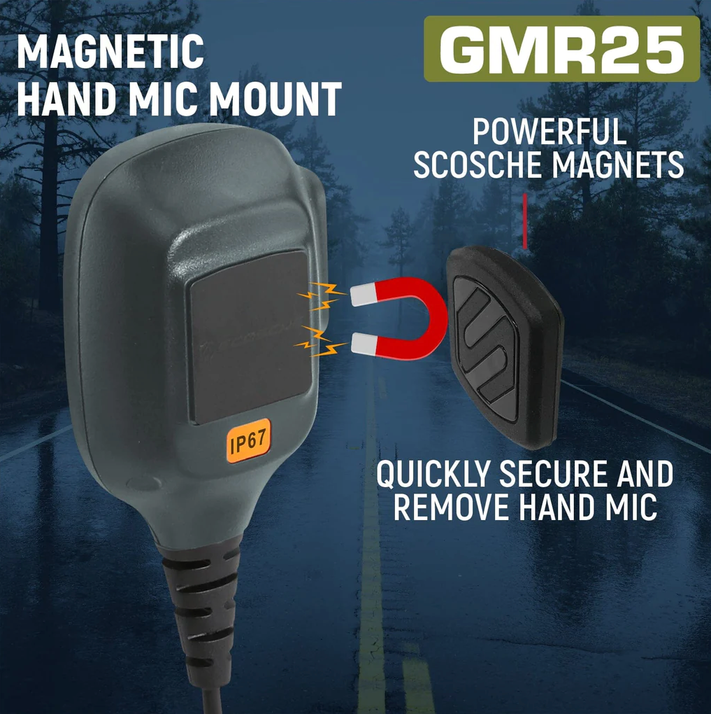 Radio Kit - GMR25 Waterproof GMRS Band Mobile Radio with Antenna