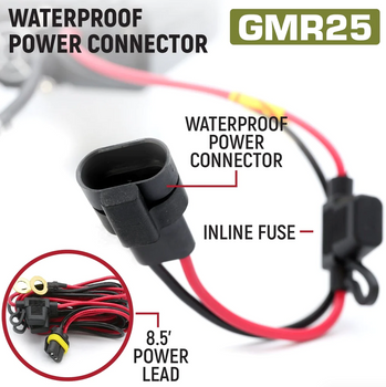 Yeti Off-road universal kit - GMR25 Waterproof GMRS Mobile Radio with Stealth Antenna