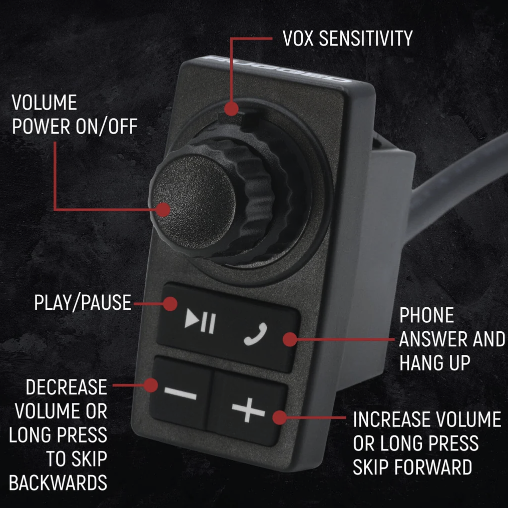 696 PLUS REMOTE HEAD High Fidelity Bluetooth Intercom